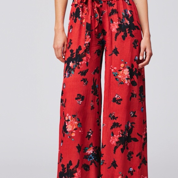 NWOT Free People One Large Moonlight Garden Pants - Picture 2 of 12